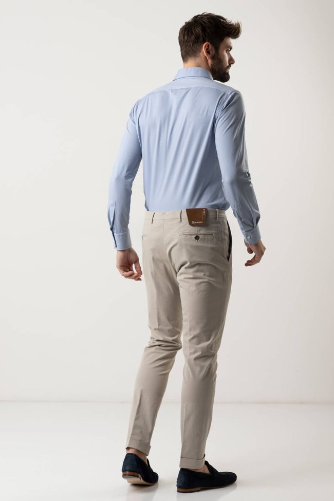 b-settecento Hose Herren B-Settecento Chinos Slim Einfarbig 97% Baumwolle 3% elastan Begrenztes Angebot
