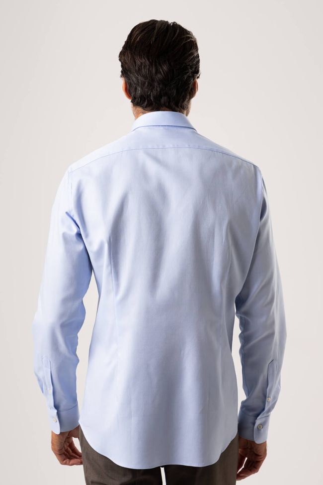 ingram Hemd Herren Ingram Slim Einfarbig 100% Baumwolle kragen Italienisch Lange Ärmel Saisonschlussverkauf
