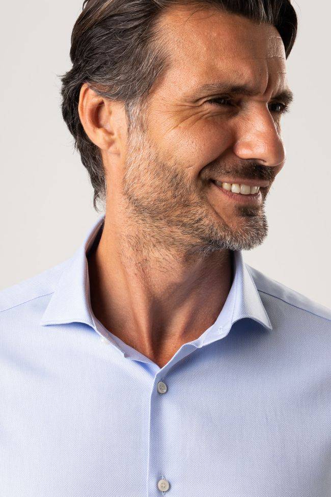 ingram Hemd Herren Ingram Slim Einfarbig 100% Baumwolle kragen Italienisch Lange Ärmel Saisonschlussverkauf
