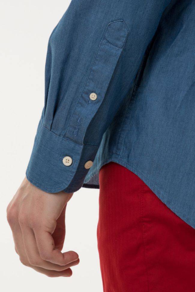 gant Hemd Herren Gant Regular Einfarbig 100% Baumwolle kragen Button-Down Lange Ärmel Black Friday