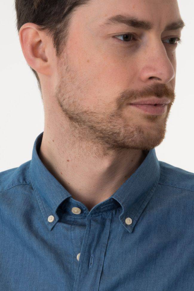 gant Hemd Herren Gant Regular Einfarbig 100% Baumwolle kragen Button-Down Lange Ärmel Black Friday