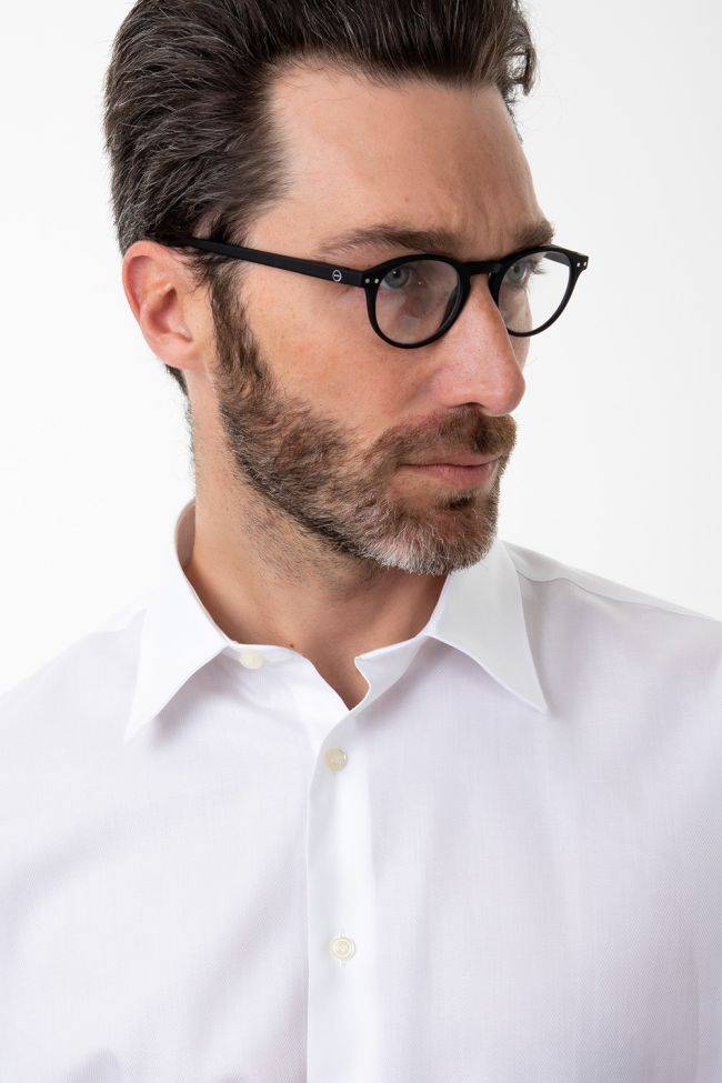 aplomb Hemd Herren Aplomb Classic Einfarbig 100% Baumwolle kragen Italienisch Lange Ärmel Blitzangebot