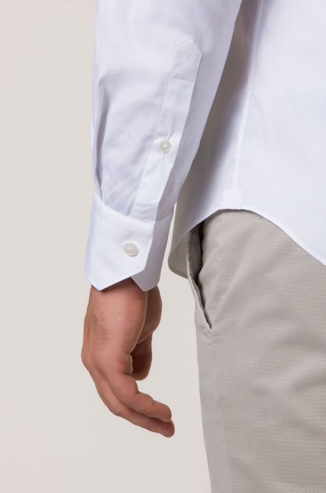 xacus Hemd Herren Xacus Slim Einfarbig 96% Baumwolle 4% elastan kragen Französisch Lange Ärmel Bestseller