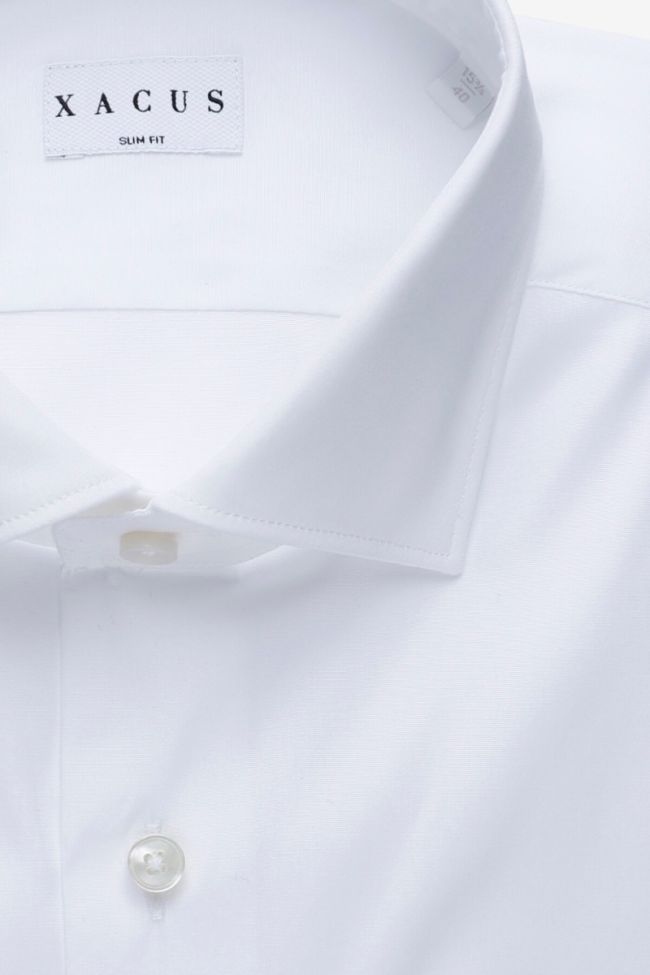 xacus Hemd Herren Xacus Slim Einfarbig 96% Baumwolle 4% elastan kragen Französisch Lange Ärmel Bestseller