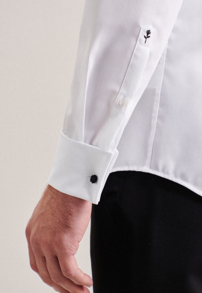 seidensticker Hemd Herren Seidensticker Slim Bügelfreie Einfarbig kragen Italienisch Lange Ärmel JETZT KAUFEN