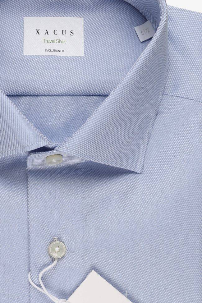 xacus Hemd Herren Xacus Classic Bügelfreie Einfarbig 100% Bio-Baumwolle kragen Französisch Lange Ärmel Sonderangebot der Fabrik