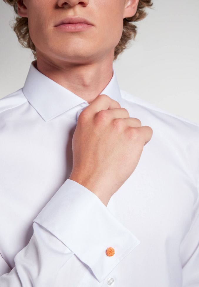 eterna Hemd Herren Eterna Slim Bügelfreie kragen Französisch Lange Ärmel Meist gekauft