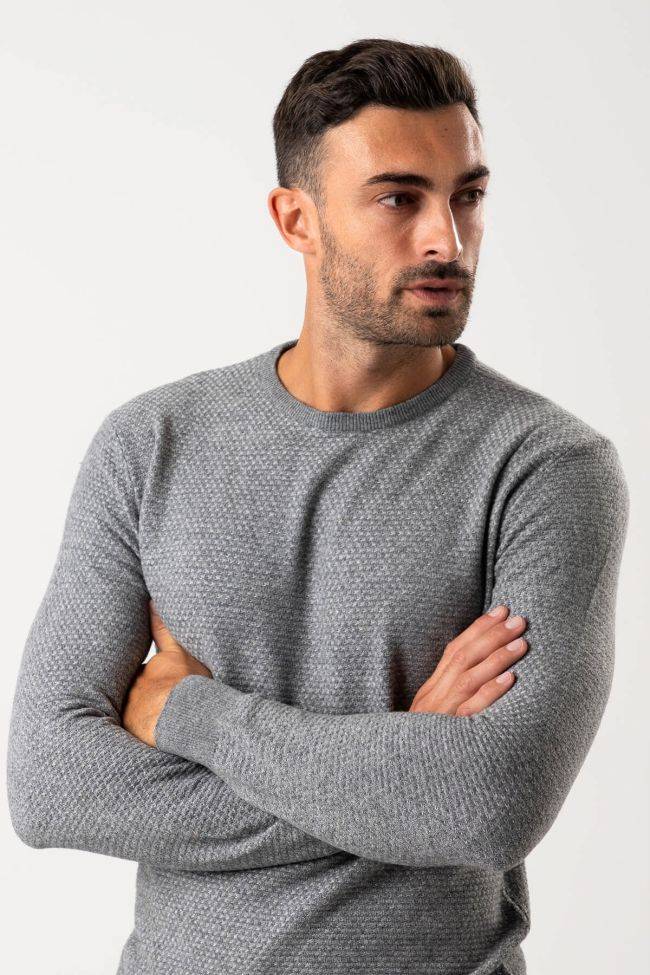 privati firenze Strickwaren Herren Privati Firenze Rundhalsausschnitt Slim Einfarbig 50% wool 20% pa 20%vi 10% cashmere Lagerräumung