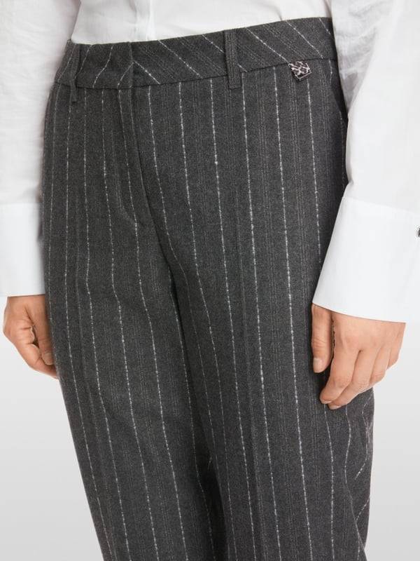 Marc Cain Gestreifte Hose Modell WASHINGTON Bis zu 65% Rabatt