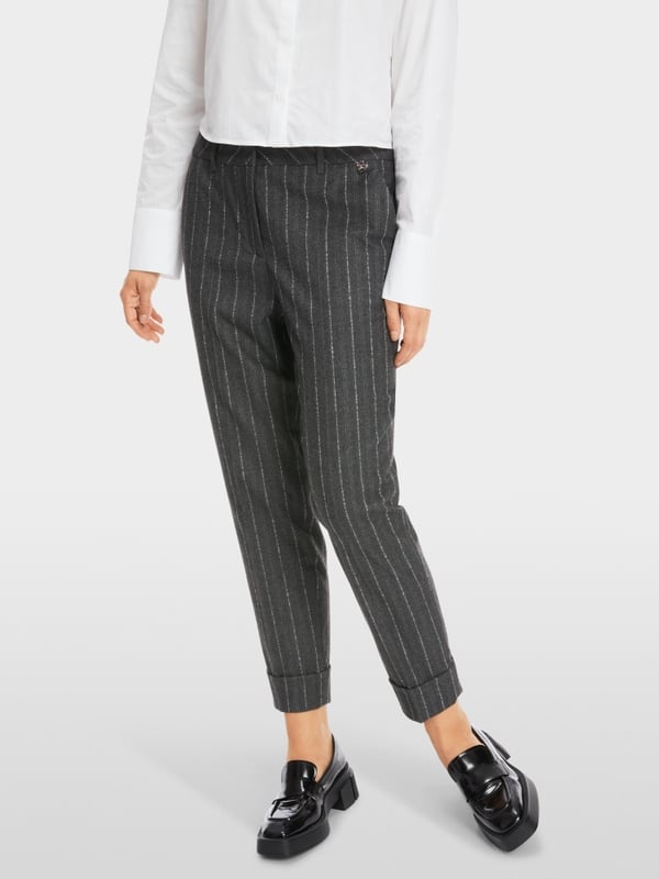Marc Cain Gestreifte Hose Modell WASHINGTON Bis zu 65% Rabatt