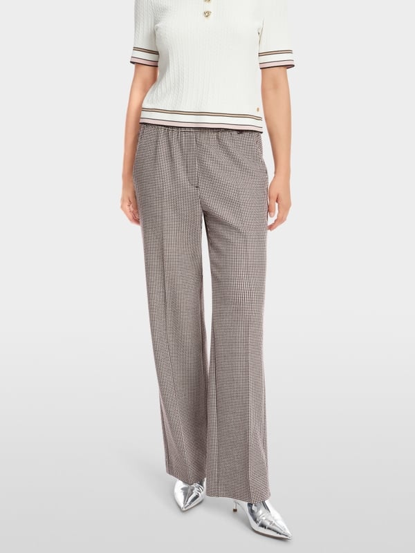 Marc Cain Schlupfhose in Pepita Modell WASHINGTON Clearance-Verkauf