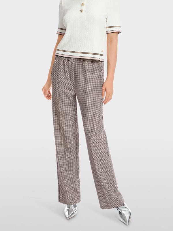 Marc Cain Schlupfhose in Pepita Modell WASHINGTON Clearance-Verkauf