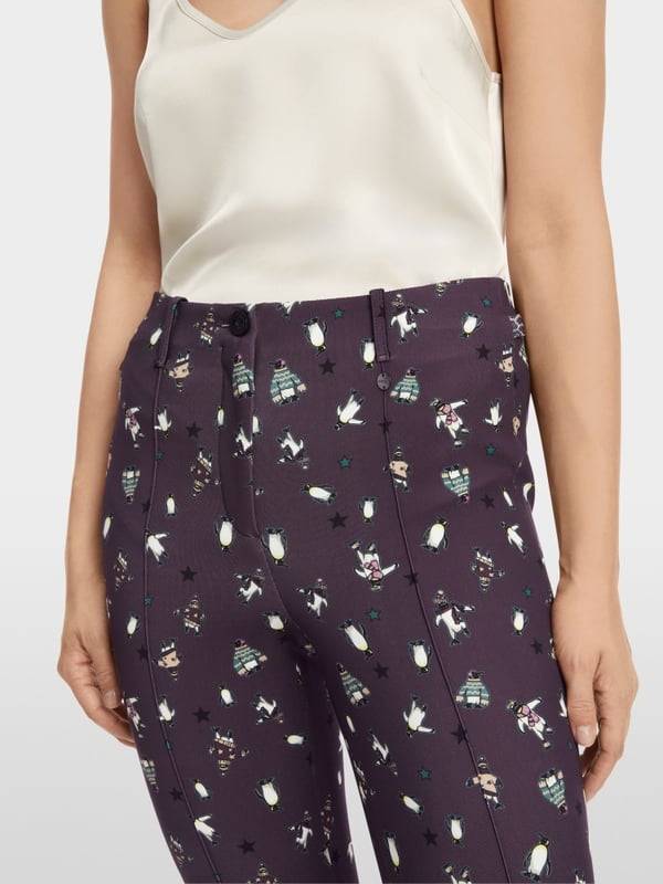 Marc Cain Hose mit Pinguin-Print - Modell SYDNEY Begrenzt auf 3 Tage