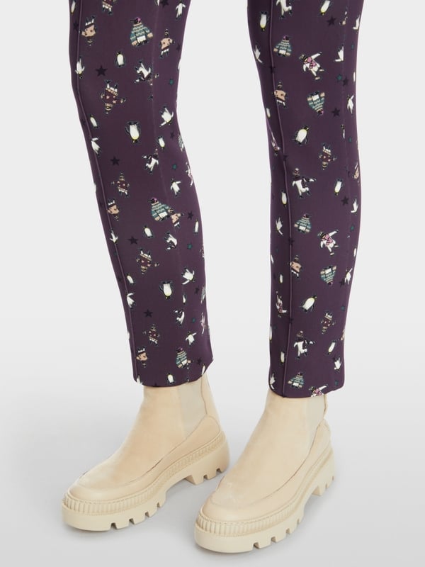 Marc Cain Hose mit Pinguin-Print - Modell SYDNEY Begrenzt auf 3 Tage