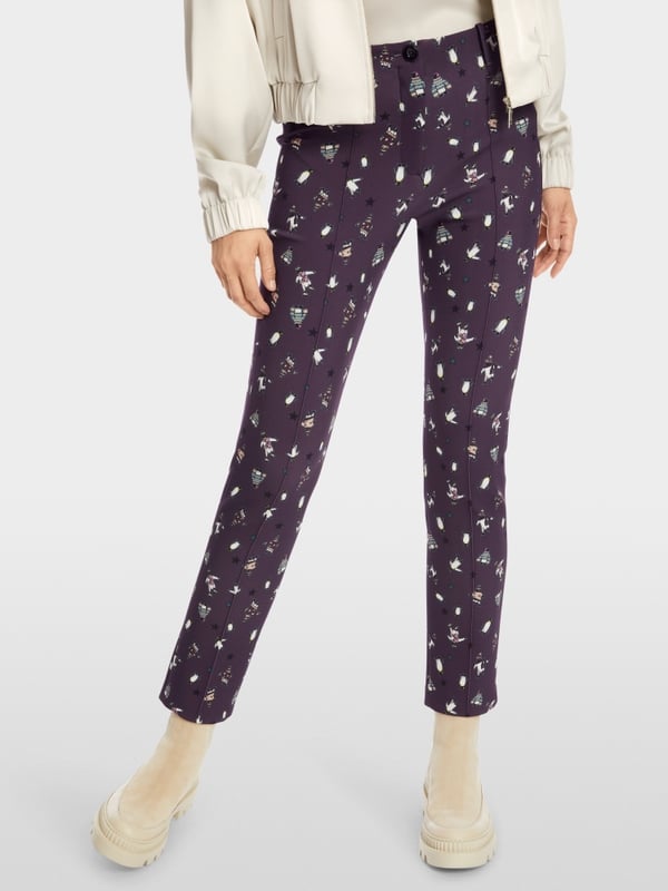 Marc Cain Hose mit Pinguin-Print - Modell SYDNEY Begrenzt auf 3 Tage
