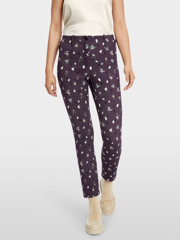 Marc Cain Hose mit Pinguin-Print - Modell SYDNEY Begrenzt auf 3 Tage