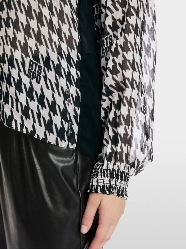 Marc Cain Schlupf-Bluse mit Chickcheck-Dessin Meist gekauft