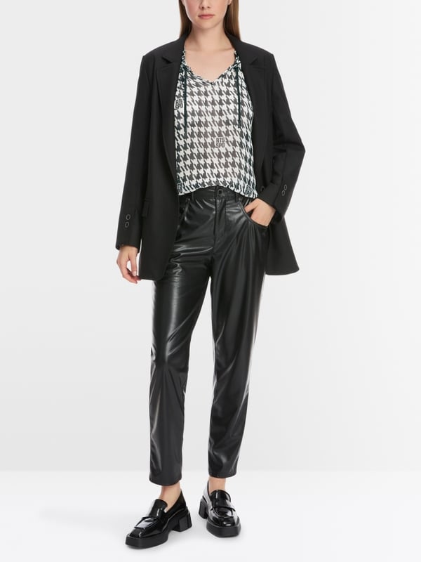 Marc Cain Schlupf-Bluse mit Chickcheck-Dessin Meist gekauft