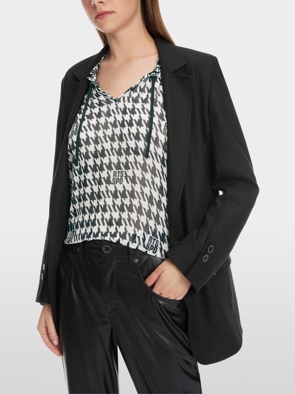Marc Cain Schlupf-Bluse mit Chickcheck-Dessin Meist gekauft