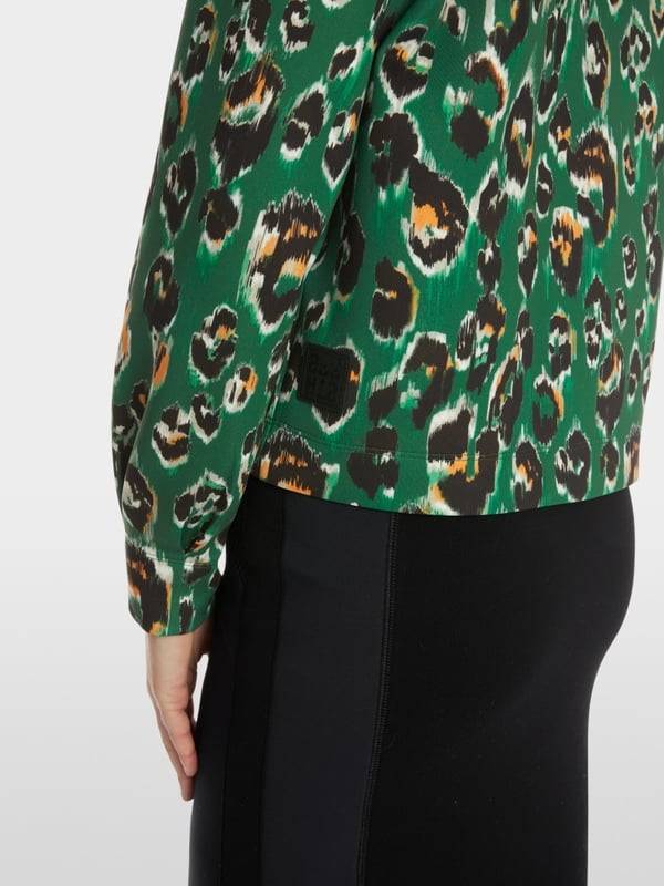 Marc Cain Sweater im Greo-Print auf Scuba-Jersey Großer Ausverkauf
