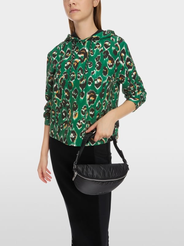 Marc Cain Sweater im Greo-Print auf Scuba-Jersey Großer Ausverkauf