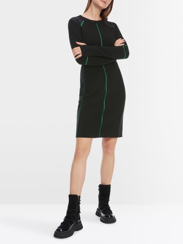 Marc Cain Kleid "Rethink Together" mit Mesh Flash Sale
