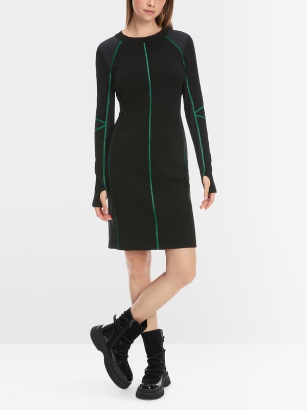 Marc Cain Kleid "Rethink Together" mit Mesh Flash Sale