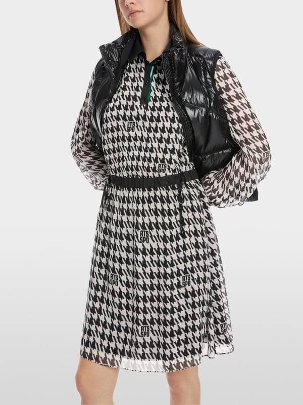 Marc Cain Kleid im Hahnentritt-Dessin Top Angebot