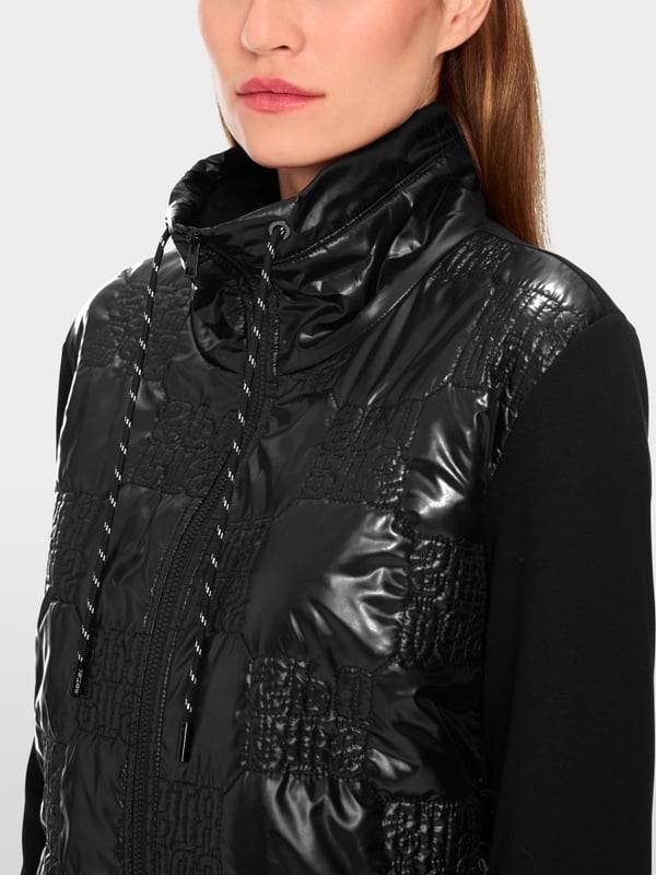 Marc Cain Wattierte Jacke mit gestepptem Oberstoff Blitzangebot