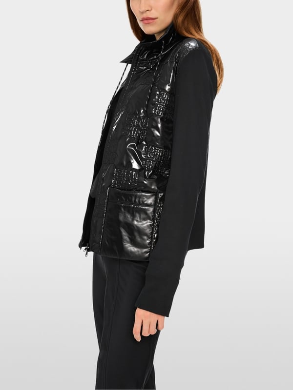 Marc Cain Wattierte Jacke mit gestepptem Oberstoff Blitzangebot