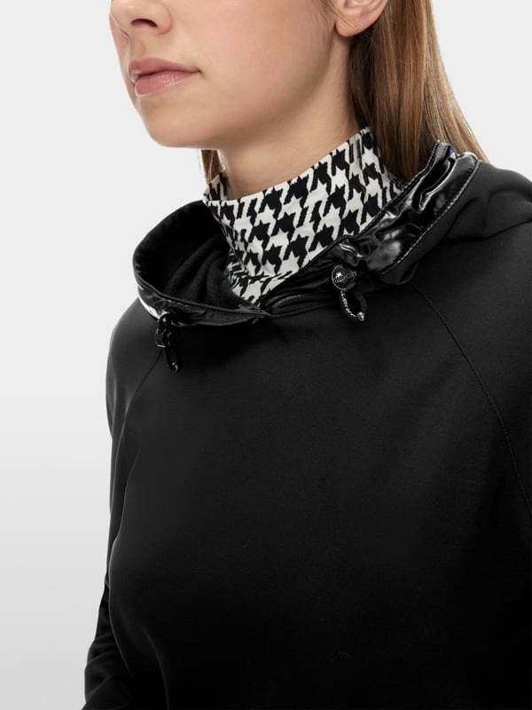 Marc Cain Kapuzen-Sweatshirt mit Vario-Ärmeln Bis zu 50% Rabatt