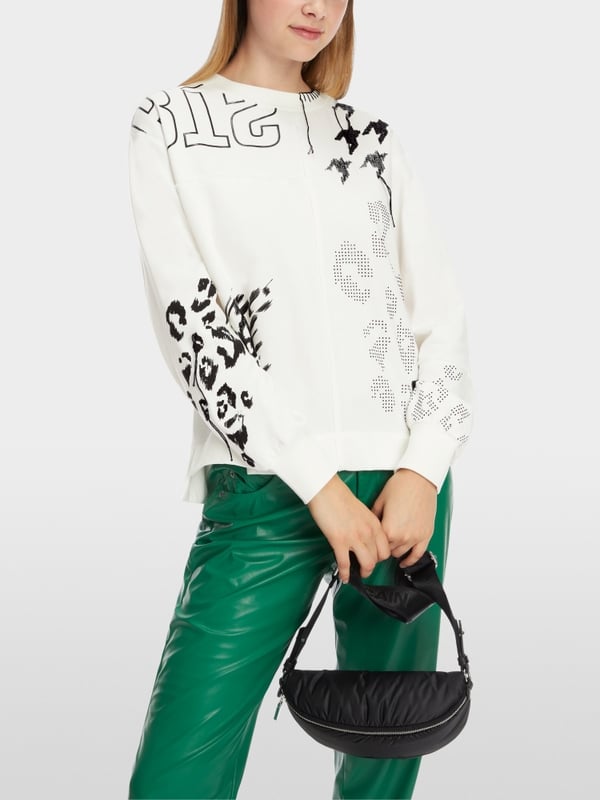 Marc Cain Sweatshirt im Muster-Mix Bis zu 60% Rabatt