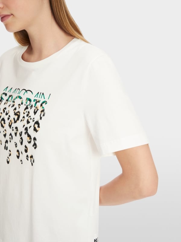 Marc Cain T-Shirt mit Greo-Print Sonderangebot der Fabrik