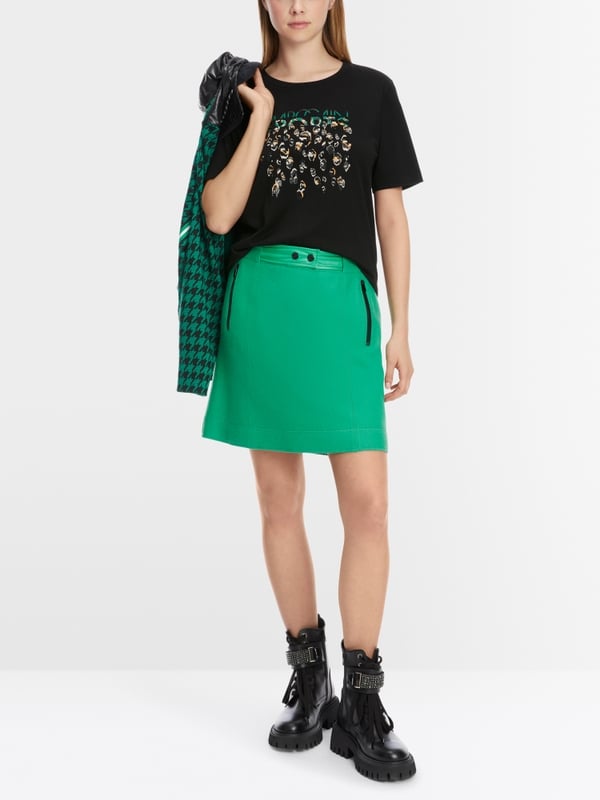 Marc Cain T-Shirt mit Greo-Print