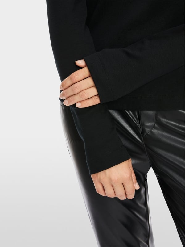 Marc Cain Figurnahes T-Shirt Kostenloser Versand international
