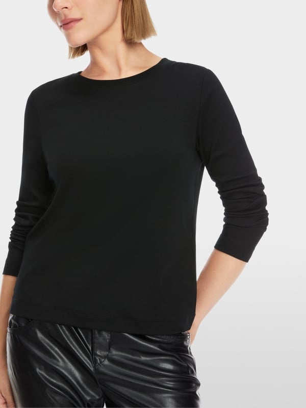 Marc Cain Figurnahes T-Shirt Kostenloser Versand international