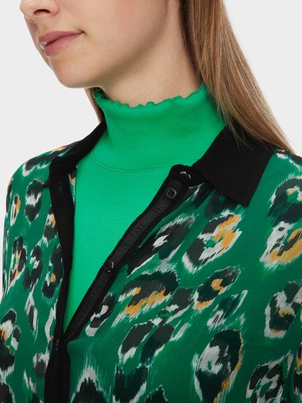 Marc Cain Hemdbluse mit Greo-Print Speichern exportieren