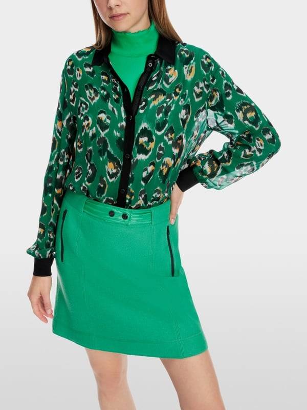Marc Cain Hemdbluse mit Greo-Print Speichern exportieren