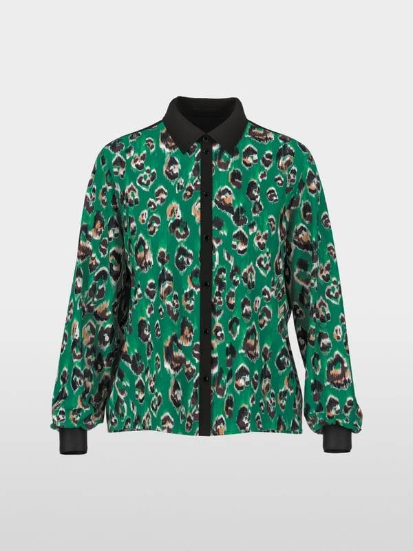 Marc Cain Hemdbluse mit Greo-Print Speichern exportieren