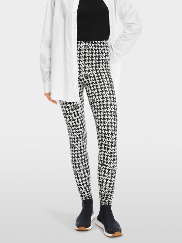 Marc Cain Chickcheck-Leggings aus Techno-Stretch 50% Rabatt für begrenzte Zeit