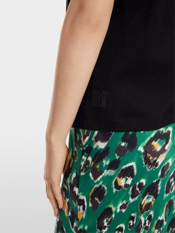 Marc Cain T-Shirt mit platziertem Chickcheck Meist gekauft