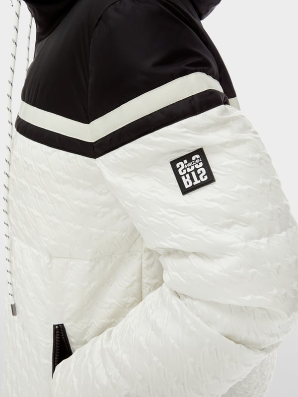 Marc Cain Outdoor-Jacke mit Hahnentritt-Relief Kostenloser Versand