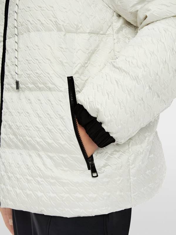 Marc Cain Outdoor-Jacke mit Hahnentritt-Relief Kostenloser Versand