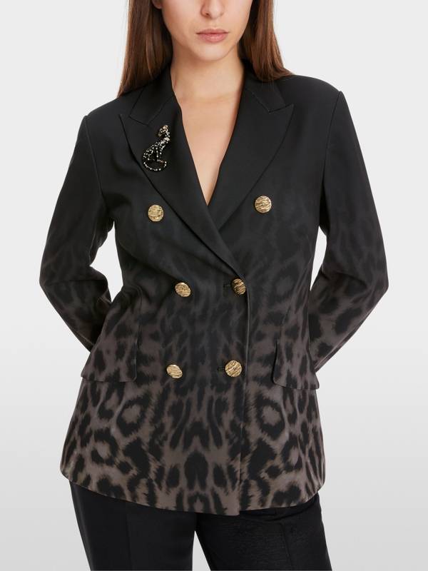 Marc Cain Blazer im Leo-Dessin Flash Sale