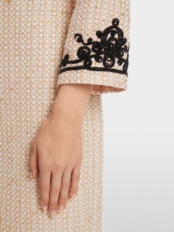 Marc Cain Glitzerndes Kleid mit Stickerei Exklusivangebot