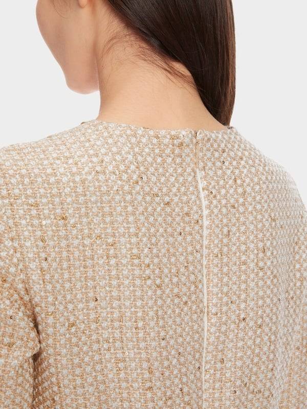 Marc Cain Glitzerndes Kleid mit Stickerei Exklusivangebot