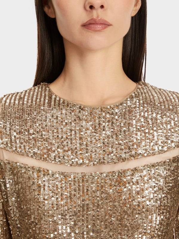 Marc Cain Langes Pailletten-Kleid Weihnachtsangebot