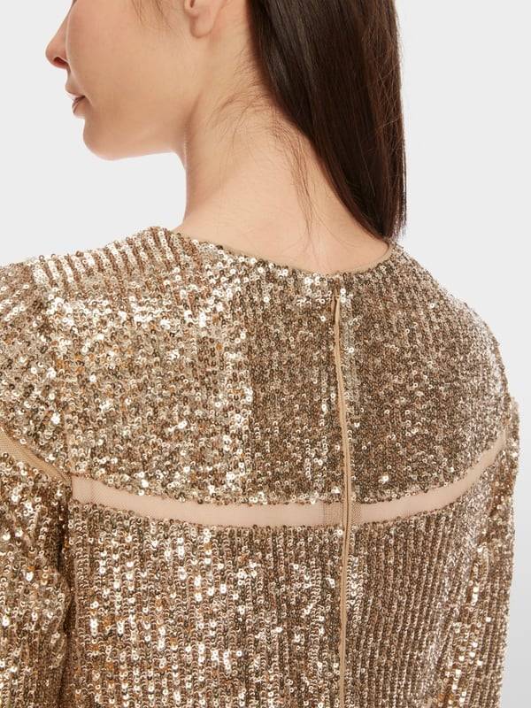 Marc Cain Langes Pailletten-Kleid Weihnachtsangebot