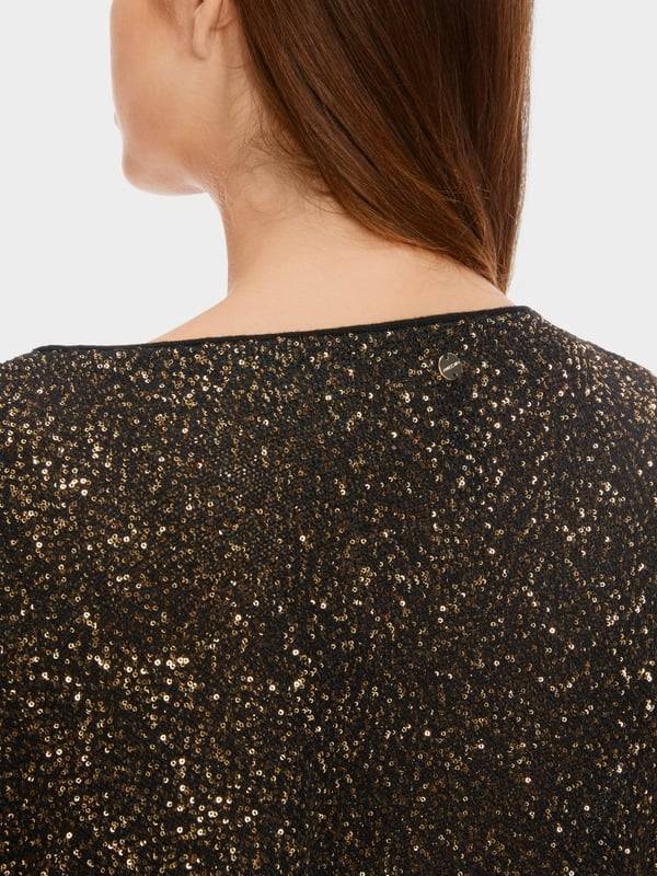 Marc Cain Poncho mit Straußenfedern Saisonale Angebote