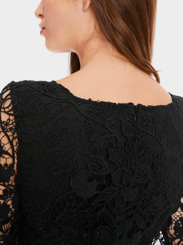 Marc Cain Edles Kleid aus Guipure-Spitze Räumungsverkauf